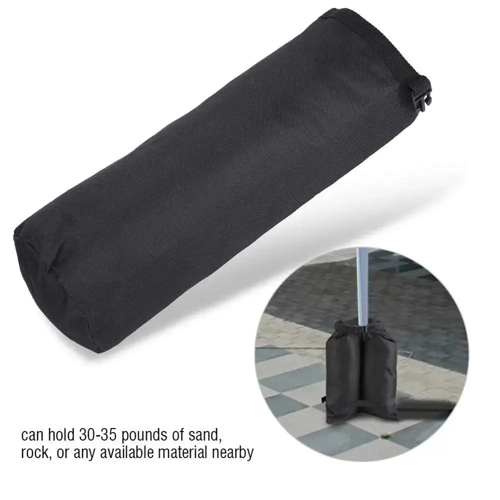 Durable Black Tent Sandbag with Handle Garden Gazebo Foot Leg Weights Sand Bag Sand Shelter Party Tent Set Camping Tools - Lootquake