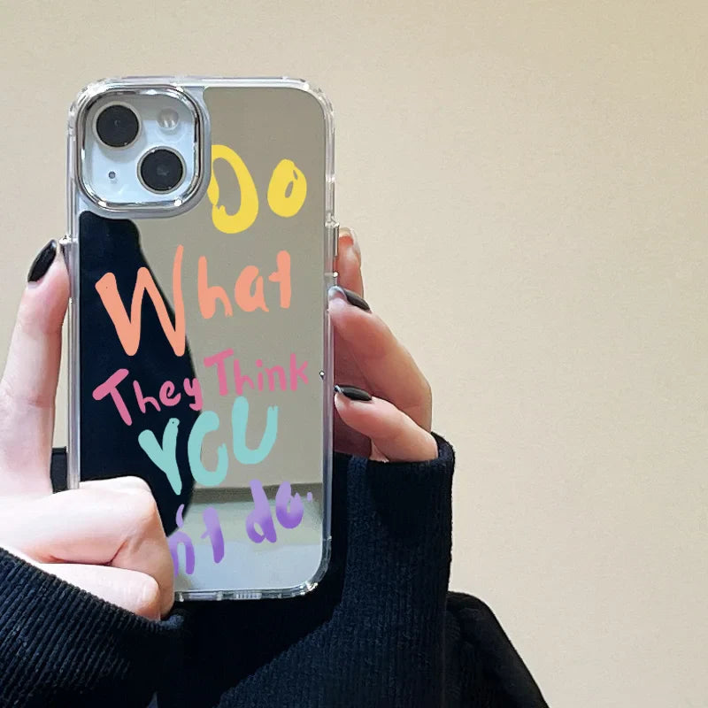 Love Heart Mirror Phone Case