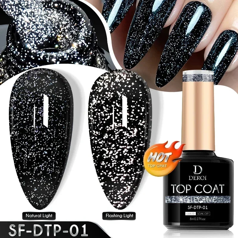 Esmalte de uñas CNails sin necesidad de limpiar, capa superior de gel transparente, capa base de gel, barniz de secado rápido, capa superior UV/LED, accesorios para decoración de uñas, esmalte de uñas mate
