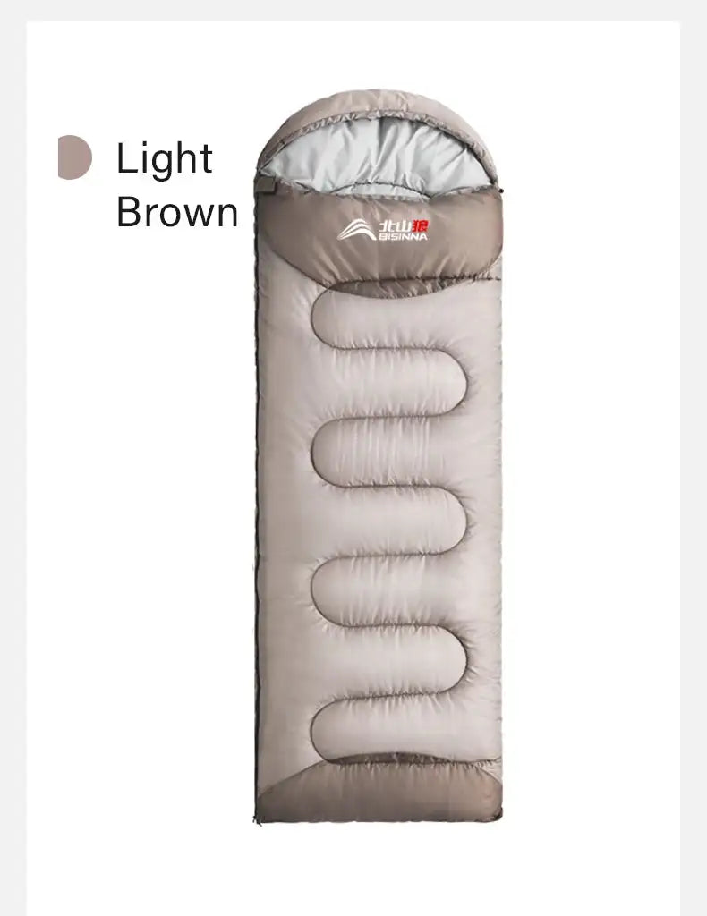 BISINNA Camping Sleeping Bag Ultralight Waterproof Winter Warm Envelope Backpacking Sleeping Bags for Outdoor Traveling Hiking - Lootquake