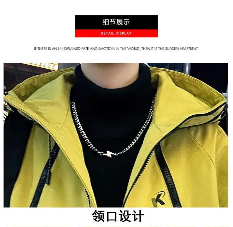 2023 Winter Thicken Fleece Hooded Jackets Mens Waterproof Warm Coats Windbreaker Outwear Males Outdoor - Lootquake