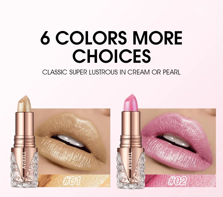 Rouge à lèvres pailleté fin, rouge à lèvres Quicksand Gold, rouge à lèvres rose sirène hydratant et soyeux, rouge à lèvres orange pamplemousse imperméable longue tenue