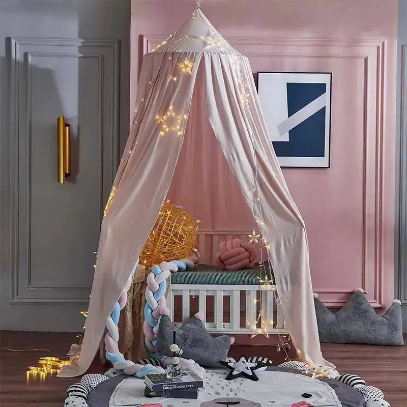 Kids Mosquito Net Baby Crib Curtain Hanging Tent Bed Decor Girl Princess Hanging Bed Canopy Living Corner Play Reading NookDecor - Lootquake