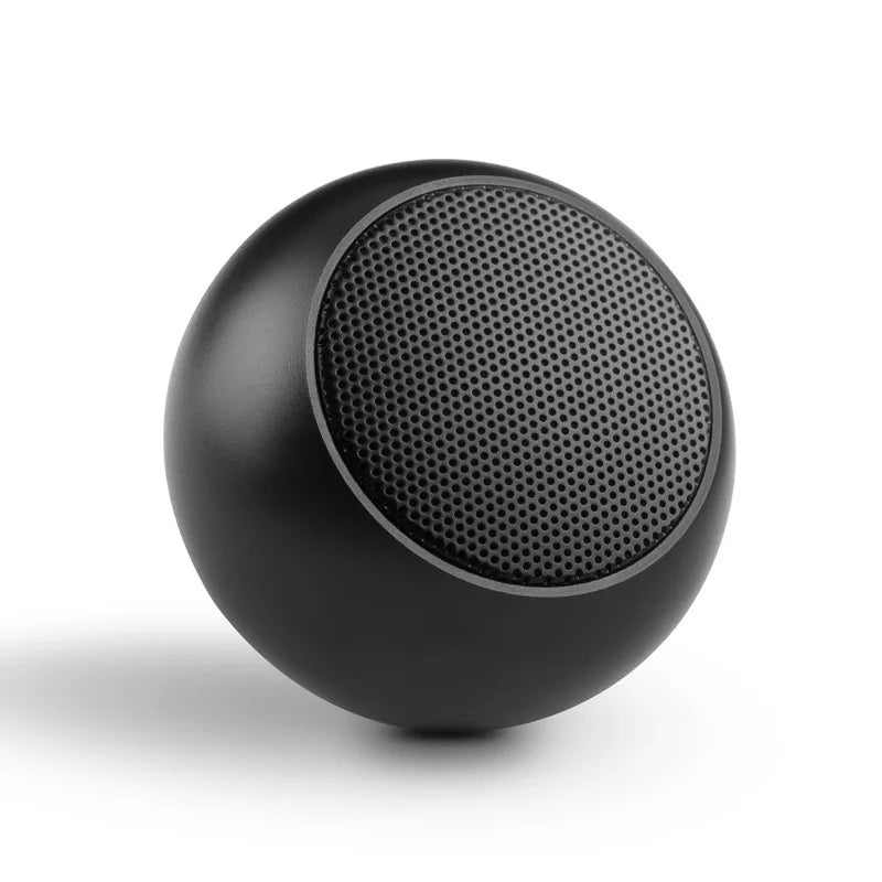 Enceinte Bluetooth sans fil 5.3 pouces, portable, TWS, petit caisson de basses en acier, métal lourd, mini enceinte stéréo Bluetooth d'extérieur