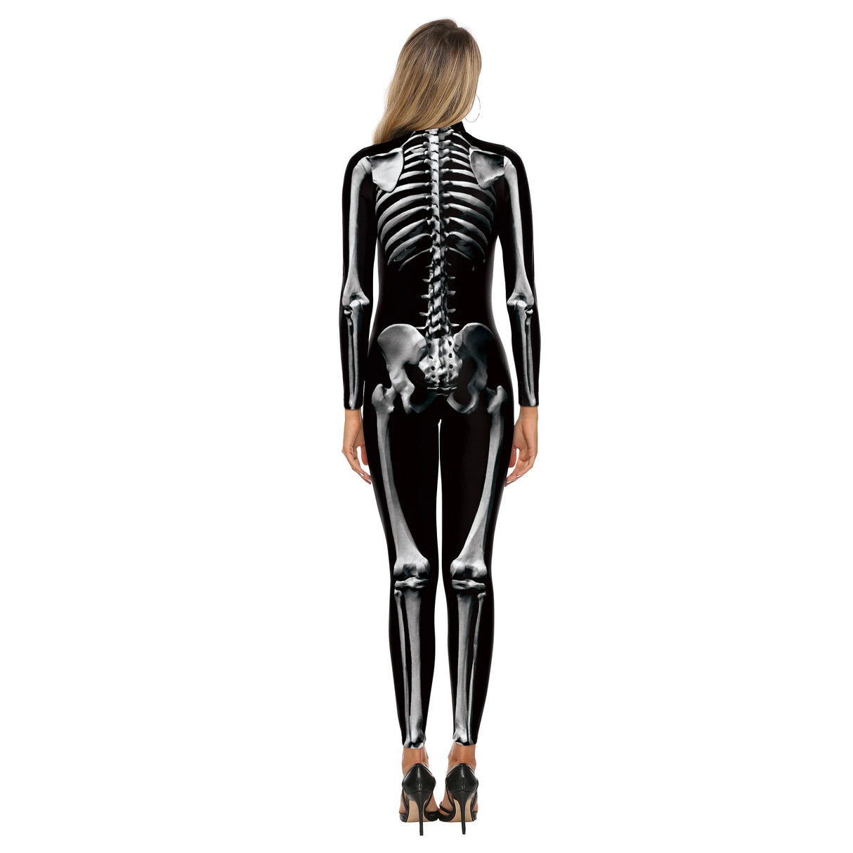 Skeleton Bodysuit High Elastic