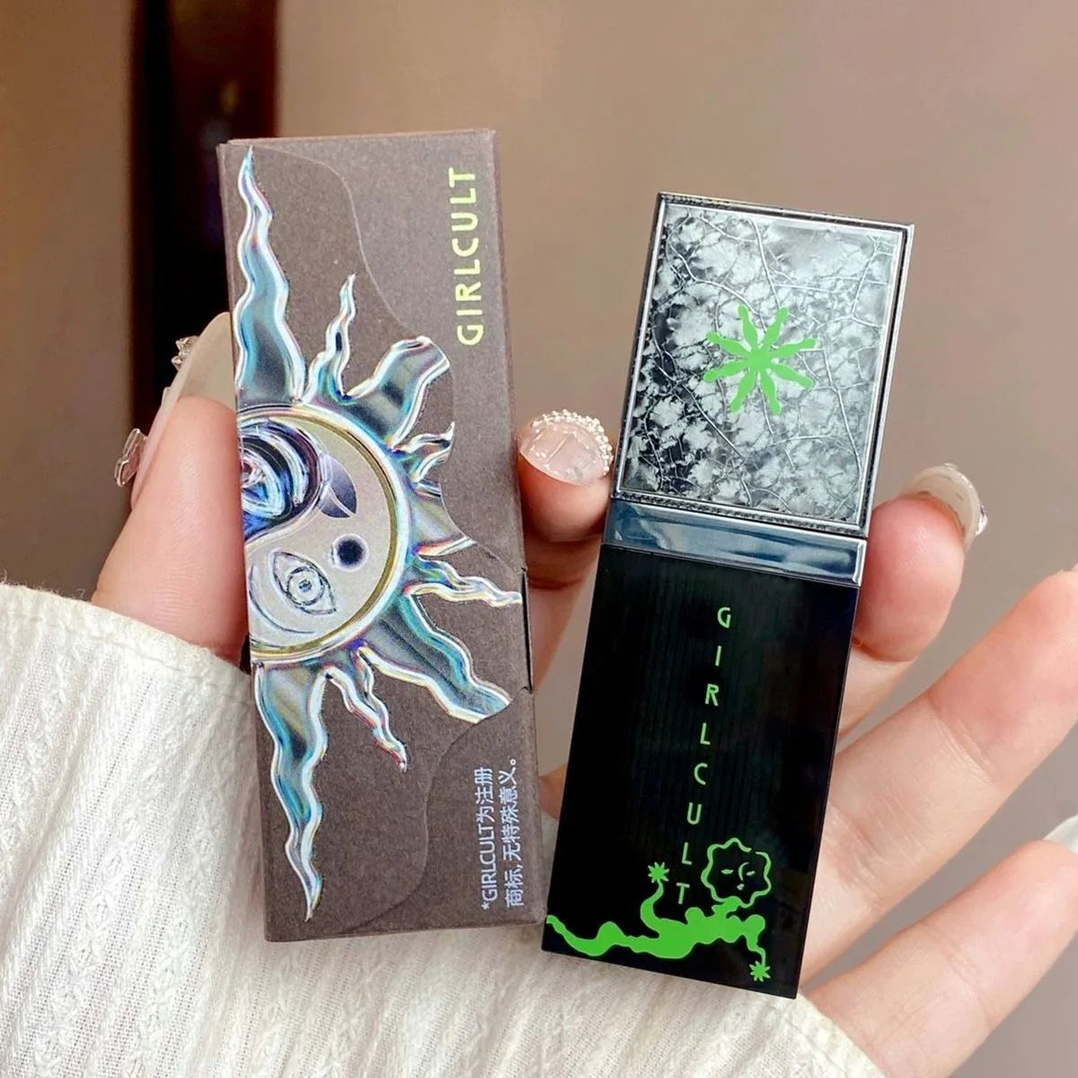 Girlcult Liaozhai Lipgloss Rouge à lèvres nacré caméléon scintillant longue tenue 3,5 g