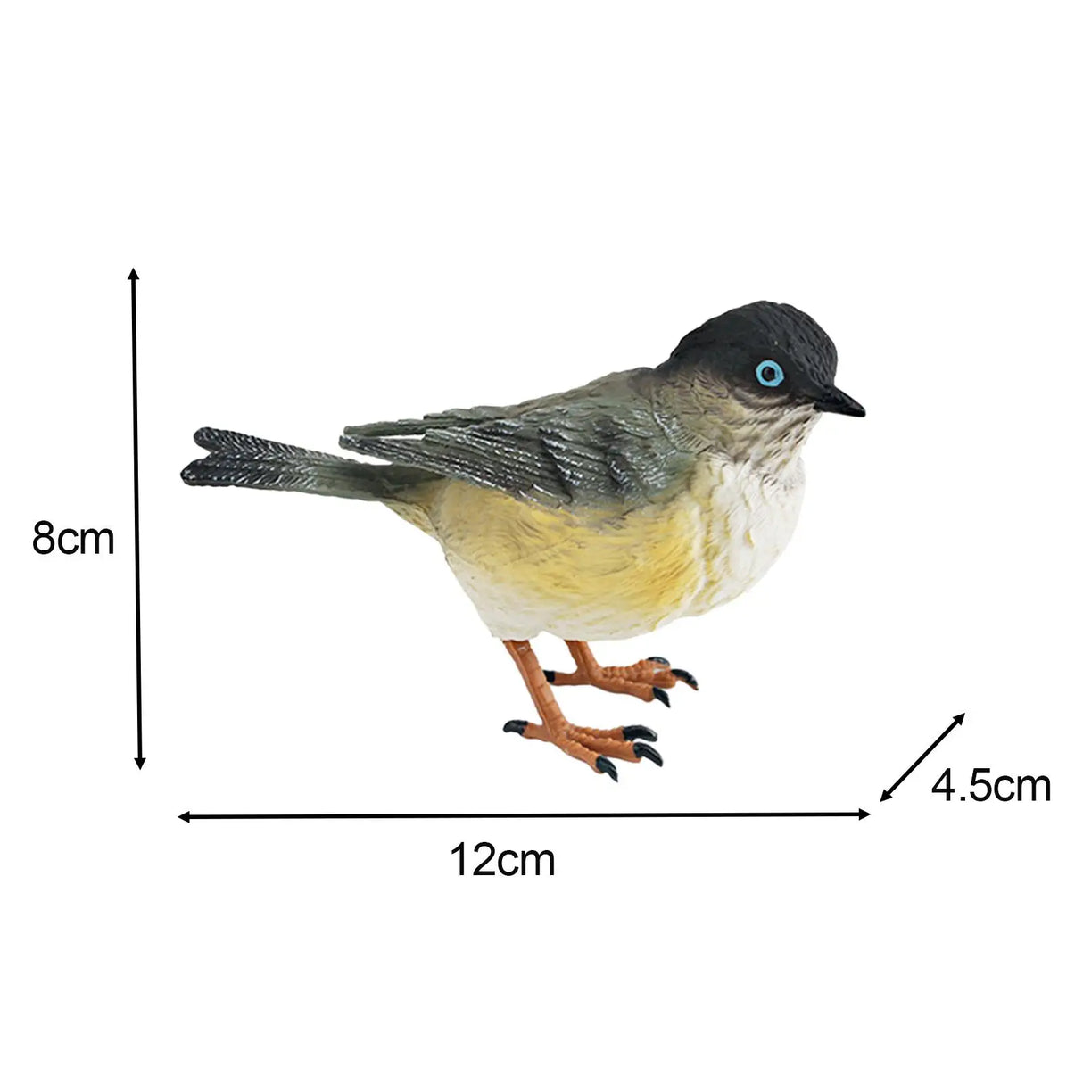 Sculpture animale de collection peinte à la main, bricolage, simulation d'oiseau, figurines pour table, bureau, fête, vacances, cour