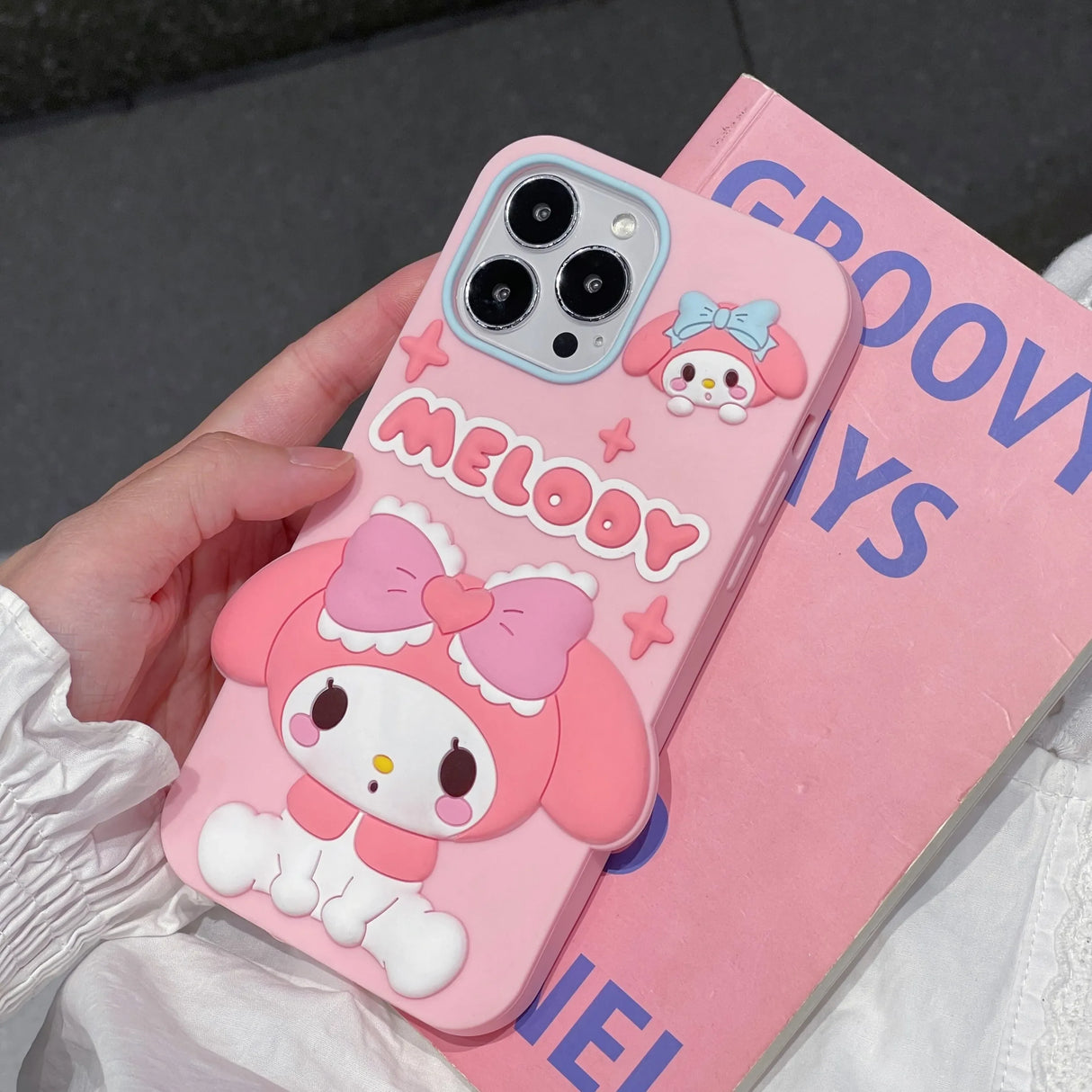 Cartoon Strawberry Melody Kuromi Lotso Phone Case