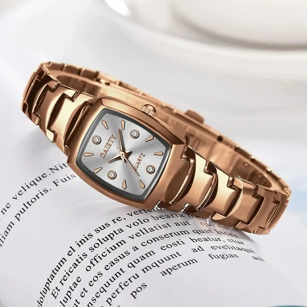 2024 Ladies Fashion Casual Quartz Watch Women Business Stainless Steel Strap Watch Women's Watch Clock Leisure Reloj Mujer - Lootquake