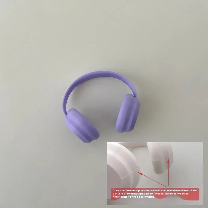 Casque Labubu mignon pour Labubu I II Mini peluche poupée casque décoration mode bricolage poupée accessoires cadeau