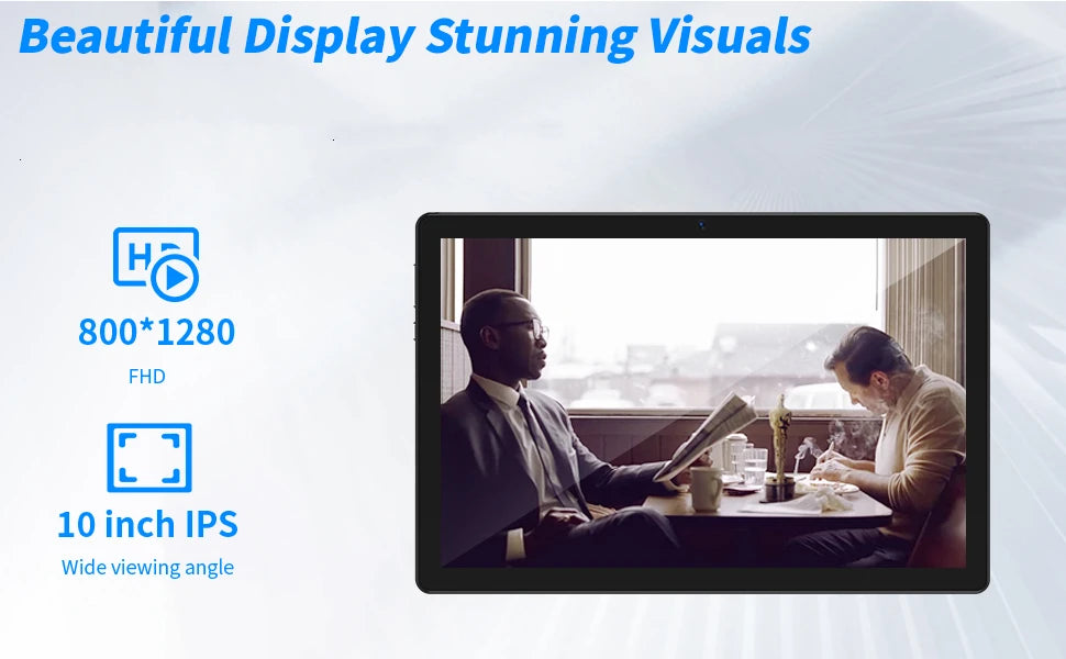 Tablette PC Android 11 T2050B 10,1 pouces, 2 Go de RAM, 64 Go de ROM, processeur Quad-Core UMS312, 1,3 GHz, double caméra, Wi-Fi