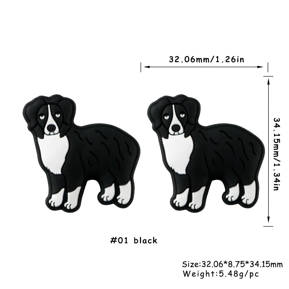 Kovict 5/10Pcs New Focal Silicone Beads Easter Series Bead For Jewelry Making DIY KeyChain Bracelet Necklace Pen Accessories