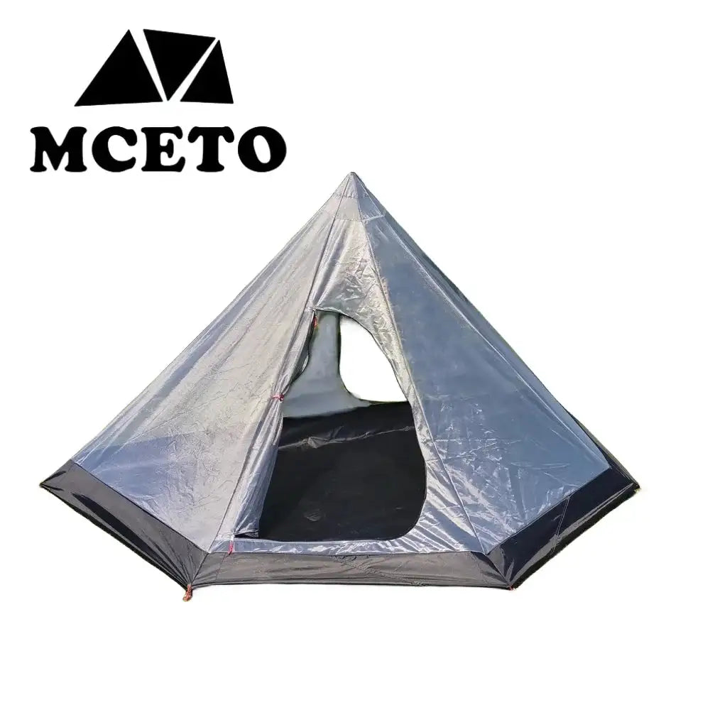 Ultralight Pyramid Tent‘s Inner Tent Outdoor Rodless Summer Mesh Tent Portable Backpacking Hiking Camping Teepee Inside Tent - Lootquake