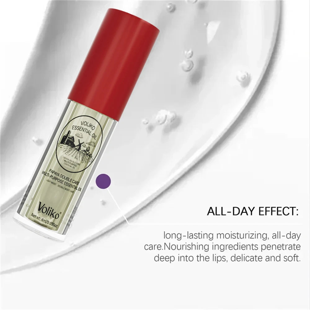 Aceite esencial para labios voluminizador instantáneo, nutritivo, antiarrugas, hidratante, cuidado labial sexy, suero de brillo labial voluminizador definitivo, cosméticos