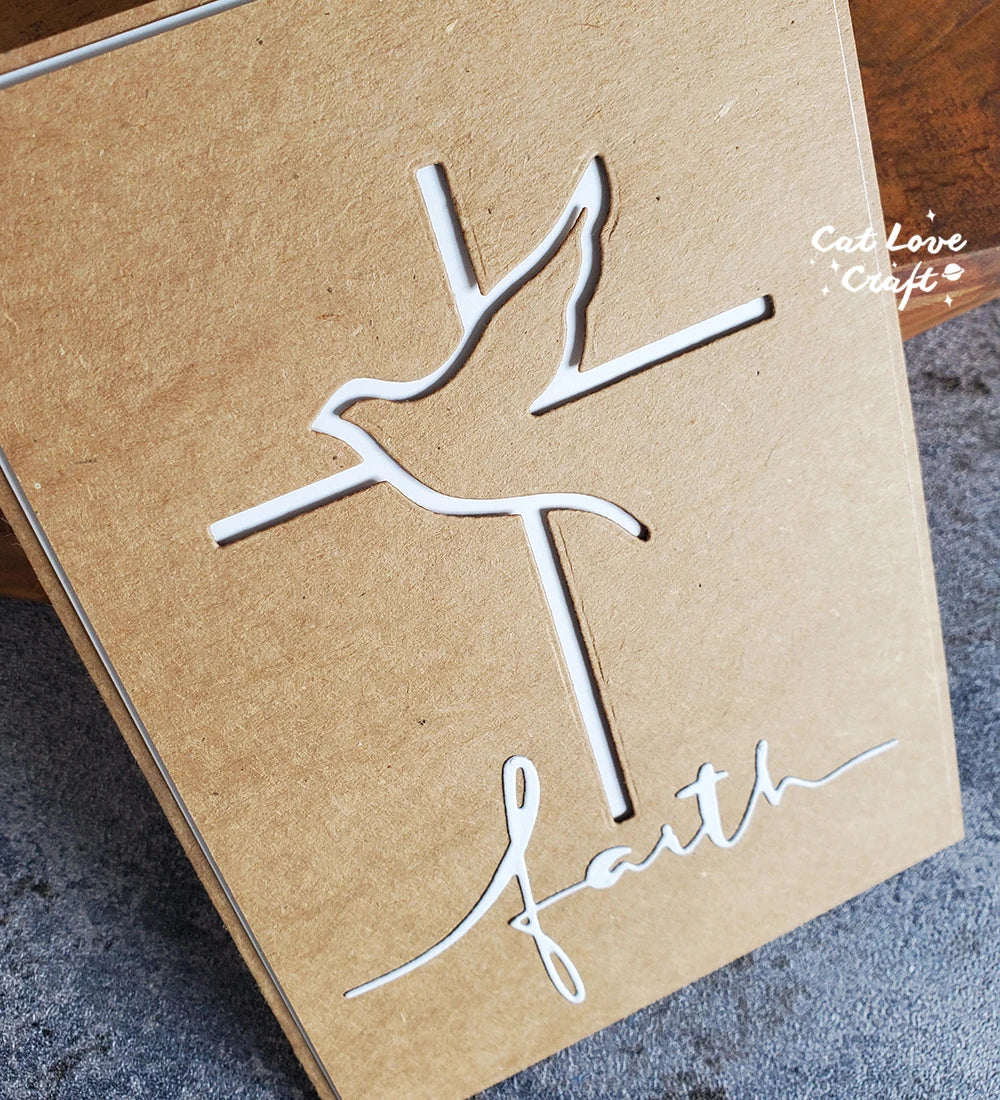 Catlove Dove Cross Easter Metal Cutting Dies Scrapbooking Mold Stencil Die Cuts Card Making DIY Craft Embossing New Die For 2023 - Lootquake