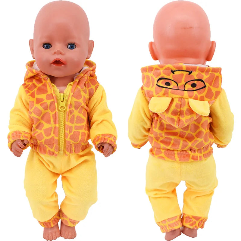 Doll Baby Clothes Kittys Kitten Cat Cartoon Dress Shoes Fit 18 Inch American&43cm Reborn New Born Baby Doll OG Girl`s Toy Doll - Lootquake