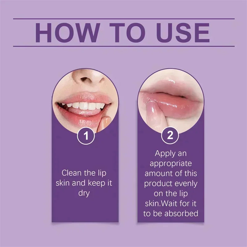 Aceite esencial para labios voluminizador instantáneo, nutritivo, antiarrugas, hidratante, cuidado labial sexy, suero de brillo labial voluminizador definitivo, cosméticos