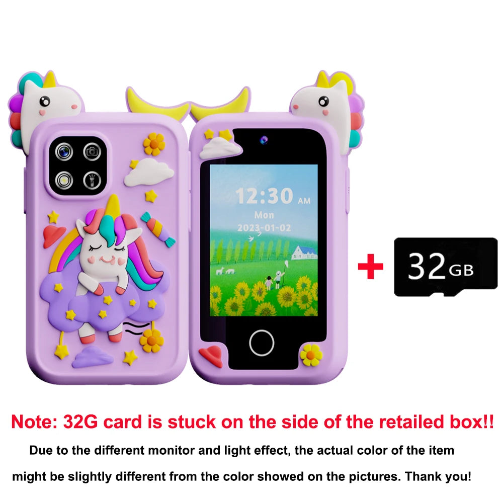 New Mini Phone Children Toy Musical Unicorn Dinosaur Baby Mobile Camera MP3 Player Educational Toys Kids Christmas Birthday Gift - Lootquake