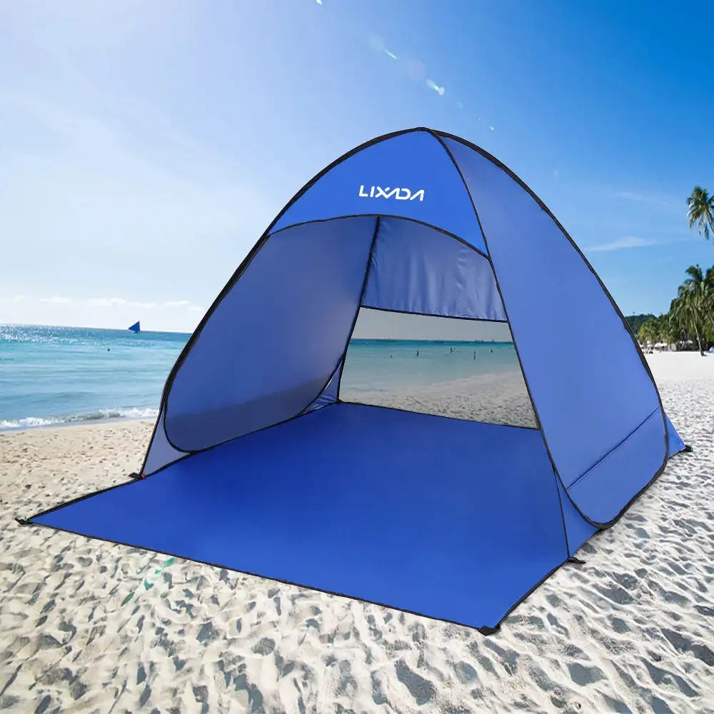Lixada Automatic Instant Pop Up Beach Tent Lightweight Outdoor UV Protection Camping Fishing Tent Cabana Sun Shelter - Lootquake