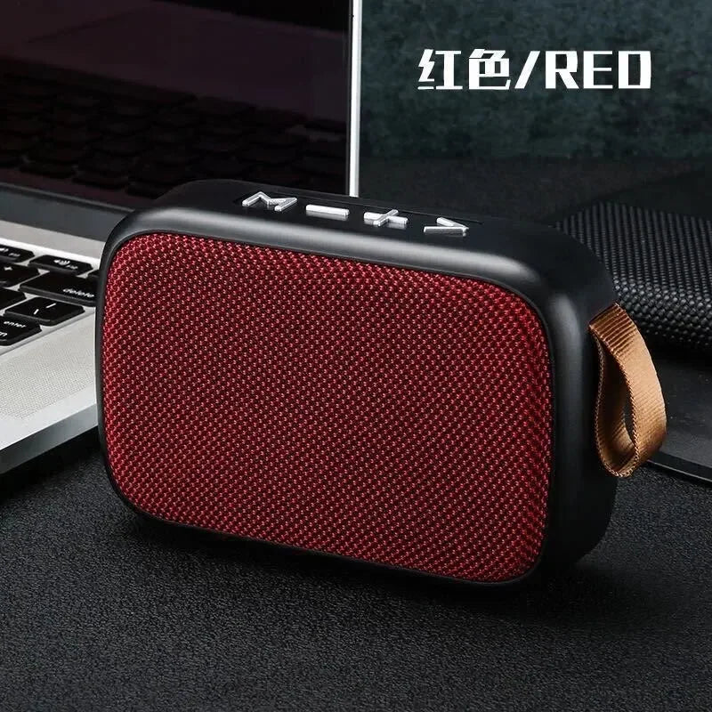 Altavoz Bluetooth inalámbrico para teléfono móvil, subwoofer, anunciador de voz de pago de alto volumen, altavoz pequeño con ranura para tarjeta