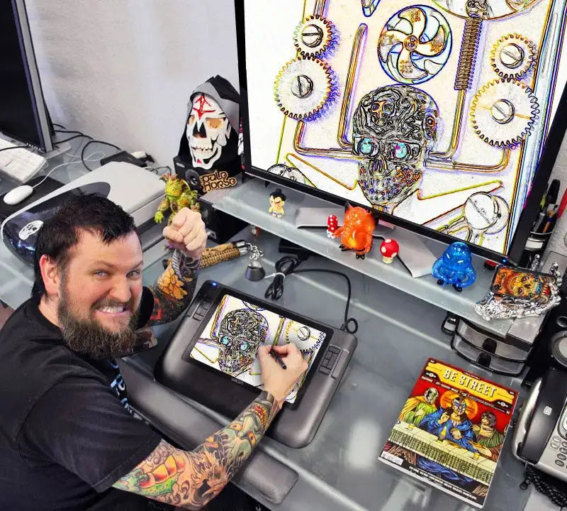 Metal Mechanical Gear Compass Shockproof Armor Phone Case For iPhone 14 13 12 11 15 Pro Max Skull Stand Heat Dissipation Cover - Lootquake