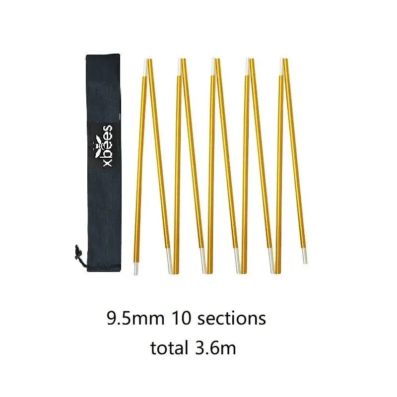 Camping Alloy Tent Poles DIY Tent Rod Skeleton 8.5mm 9.5mm 11mm - Lootquake