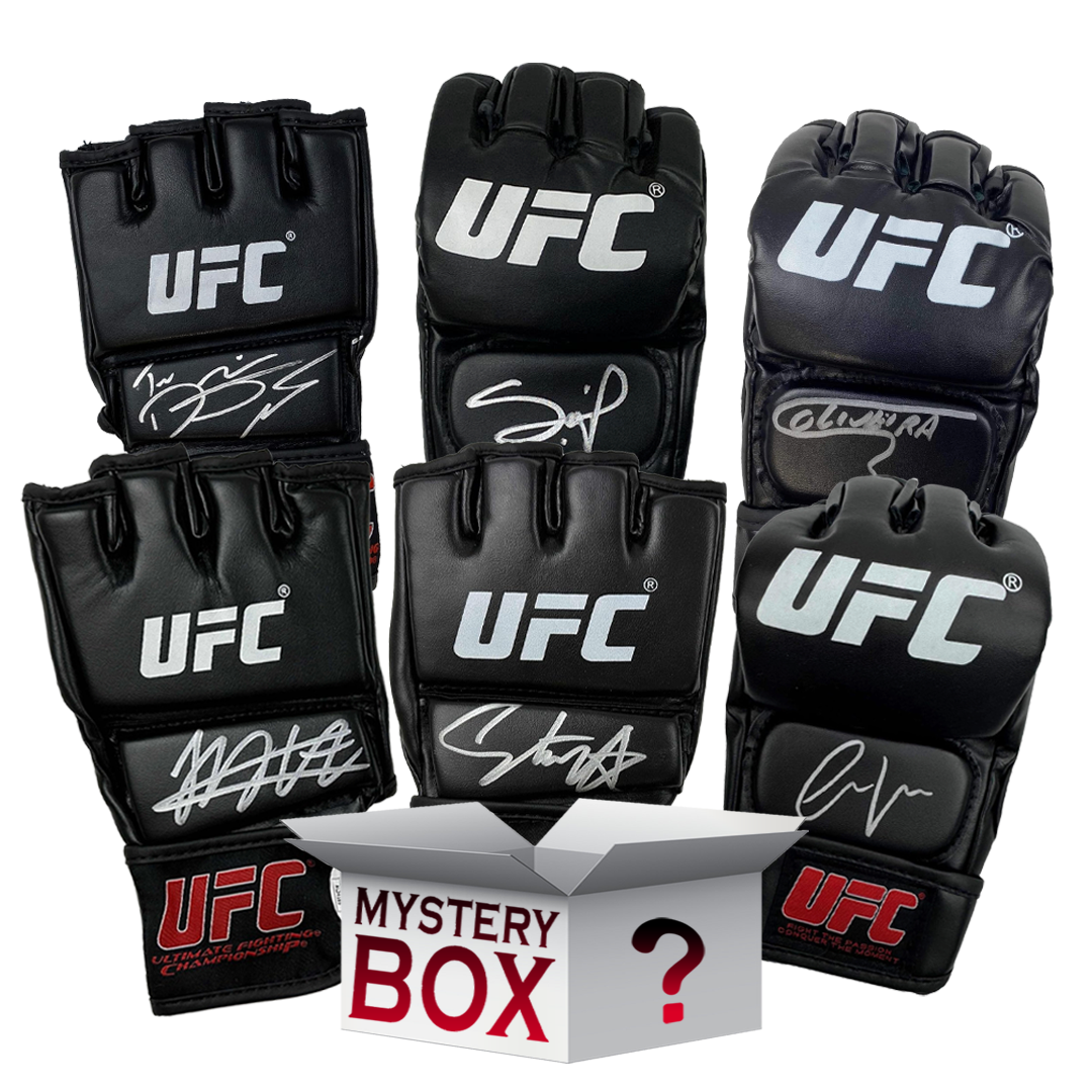 Autographed/Signed UFC MMA Glove Mystery Box with PSA JSA or Beckett COA