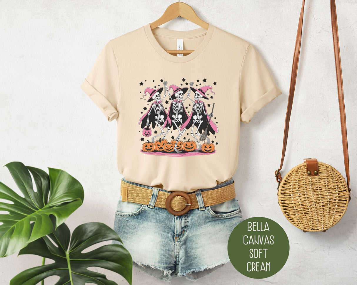 Dancing Skeletons Funny Halloween Shirt-10