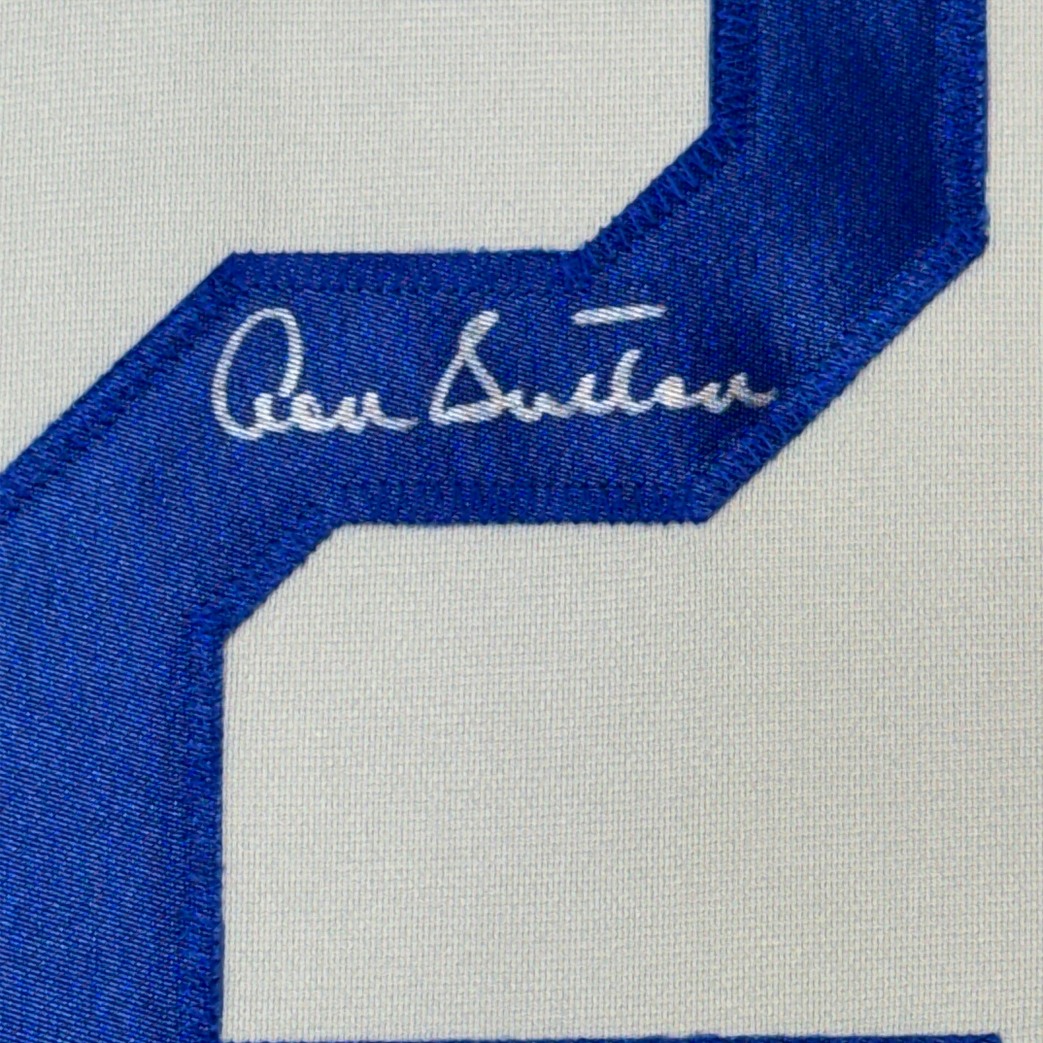 Camiseta de béisbol gris de Los Ángeles LA, enmarcada, autografiada y firmada por Don Sutton, HOF 98, 35 x 39, JSA COA