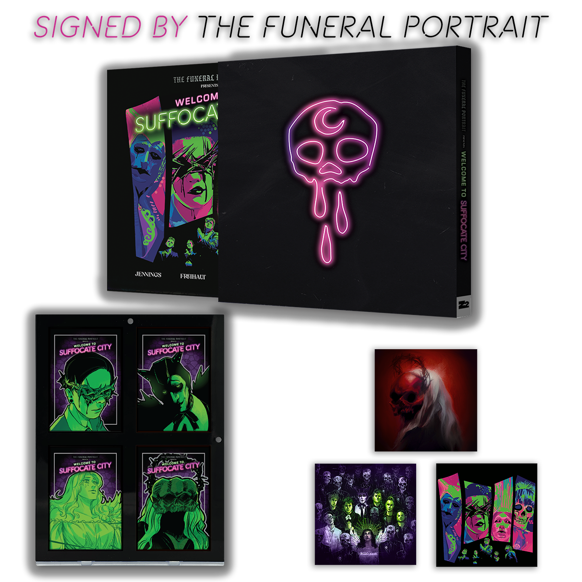 Retrato Funerario: Bienvenidos a Ciudad Sofocante - Novela Gráfica FIRMADA (Edición Limitada Platino)