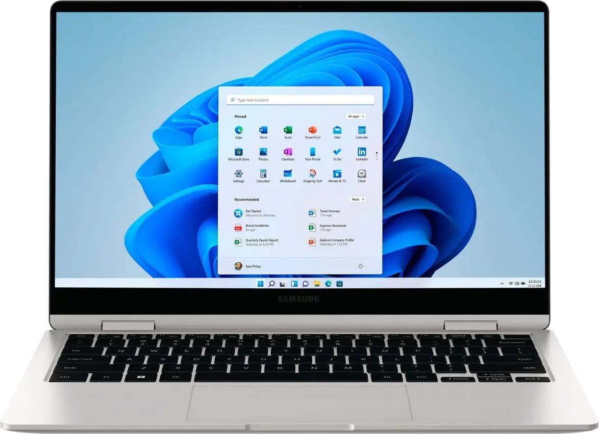 SAMSUNG Galaxy Book2 360 13.3" Touch Screen Laptop Intel 12th Gen Core i5 8GB Memory 256GB SSD - Silver (Renewed) - Lootquake