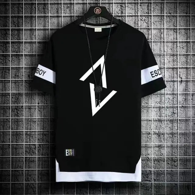 2024 Men's Korean Fashion Summer Short Sleeve T-Shirts - Lootquake