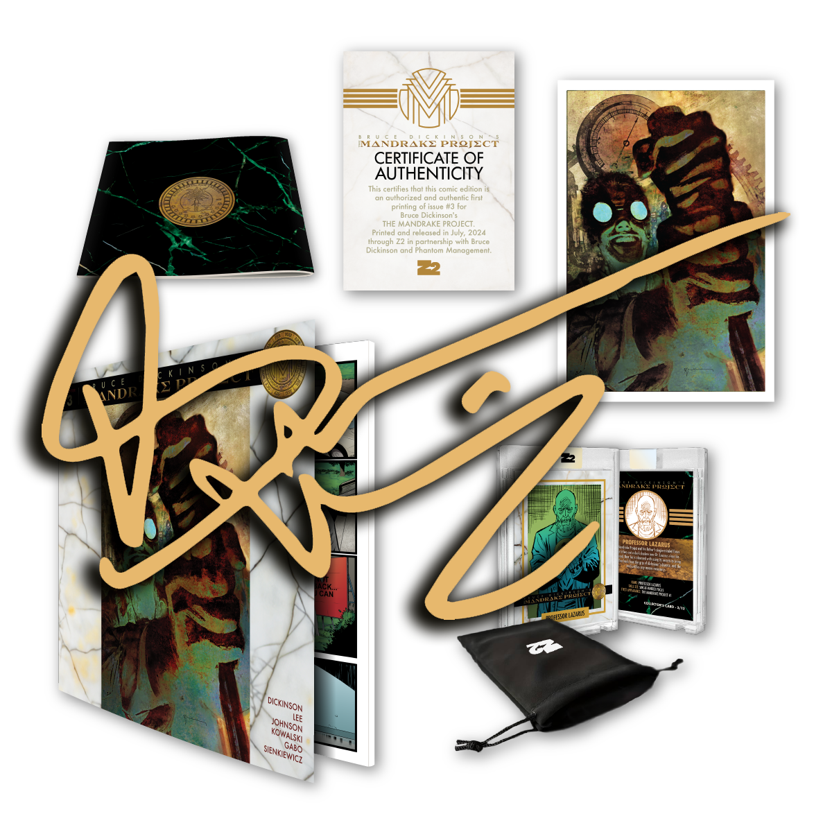 EL PROYECTO MANDRAKE de Bruce Dickinson: Número 3 - Edición FIRMADA (666 ejemplares disponibles)