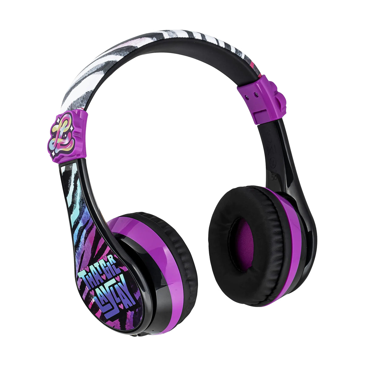eKids That Girl Lay Lay Bluetooth Headphones Wireless Headphones with Microphone Kids Headphones for School Home or Travel - Lootquake