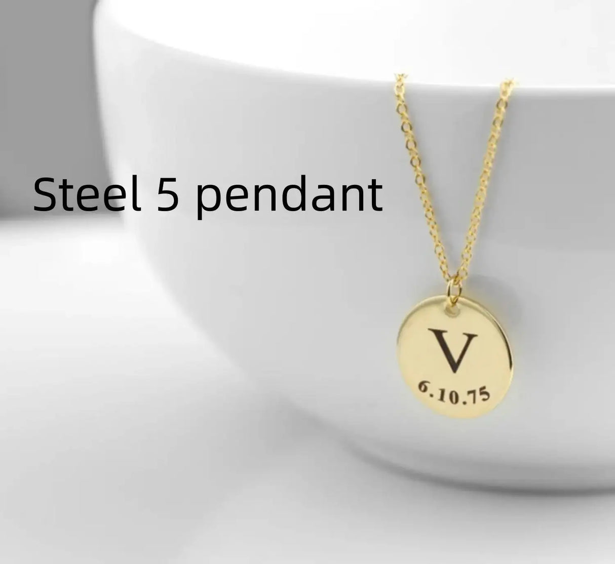 Personalized Pendant Stainless Steel Necklace - Lootquake