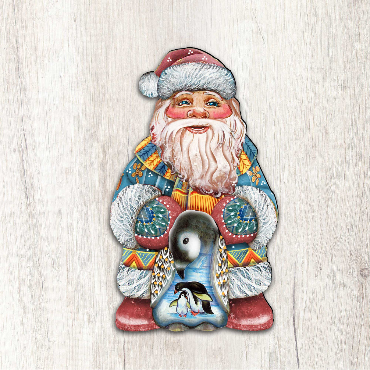 Penguin Santa Christmas Door Decor by G. DeBrekht - Christmas Santa Snowman Decor - 8118051H