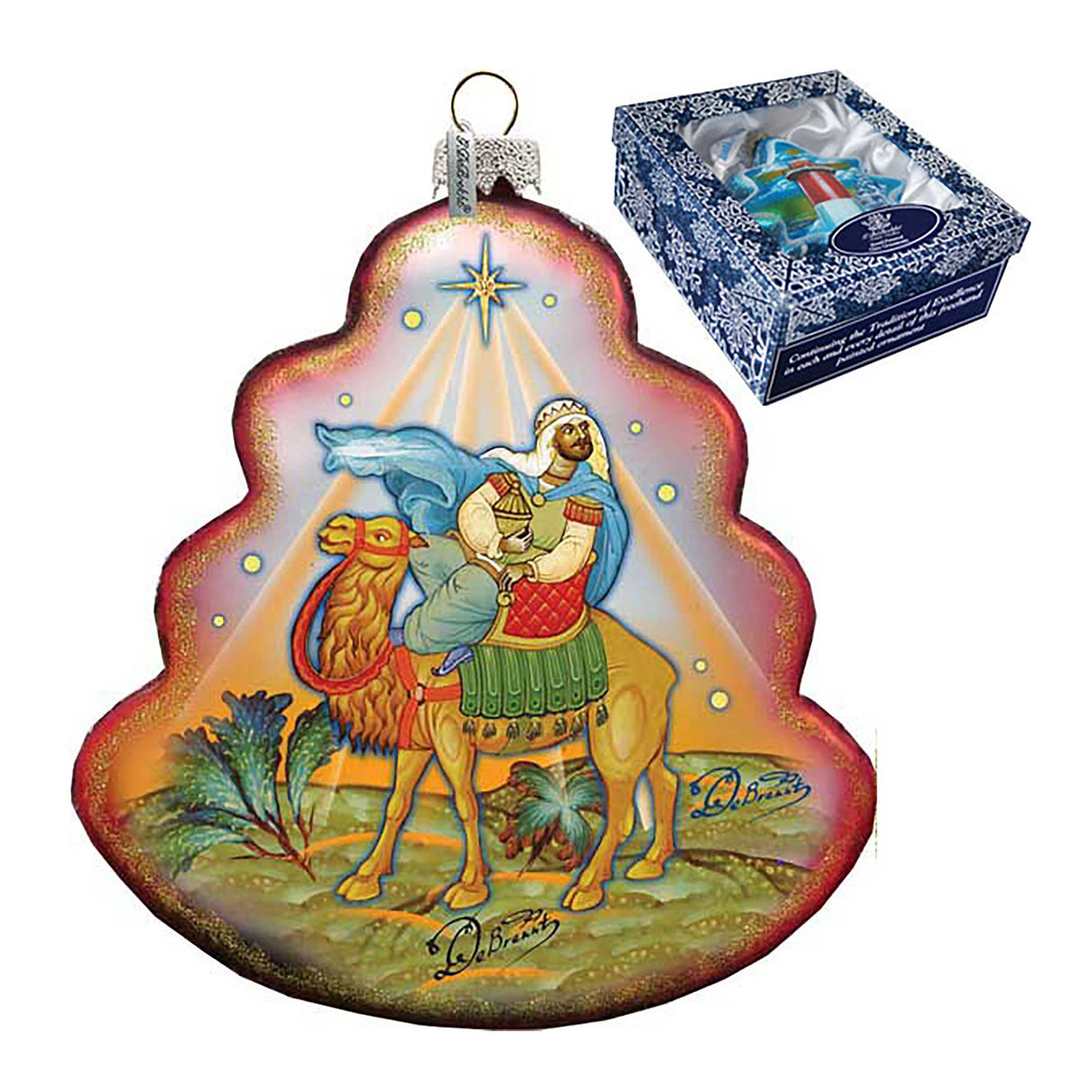 Adorno de cristal "El Árbol del Rey" de G. DeBrekht - Decoración navideña - 762-039