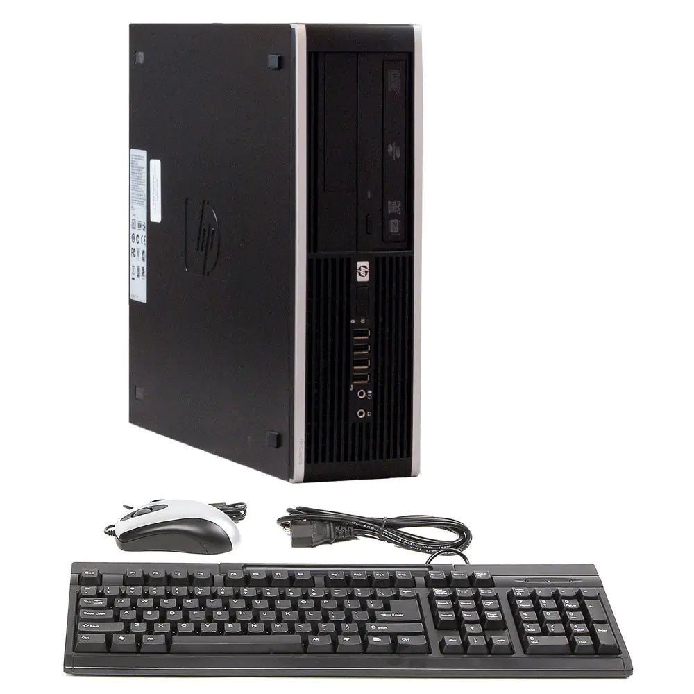HP Elite 6000 SFF Desktop PC - Intel Core2Duo 3.0GHz 8GB 250GB DVD Windows 10 Pro (Renewed) - Lootquake