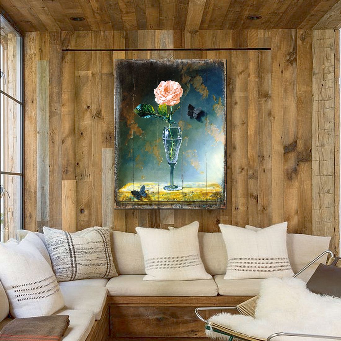 Arte mural de madera Ameya Rose Art de Nature Wonders - Decoración infantil para el hogar - 95350B