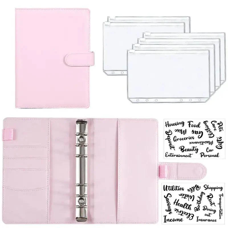 A6 Deluxe Leather Finance Organizer