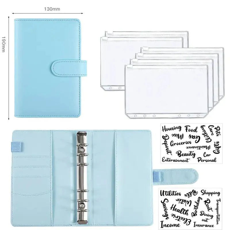 A6 Deluxe Leather Finance Organizer