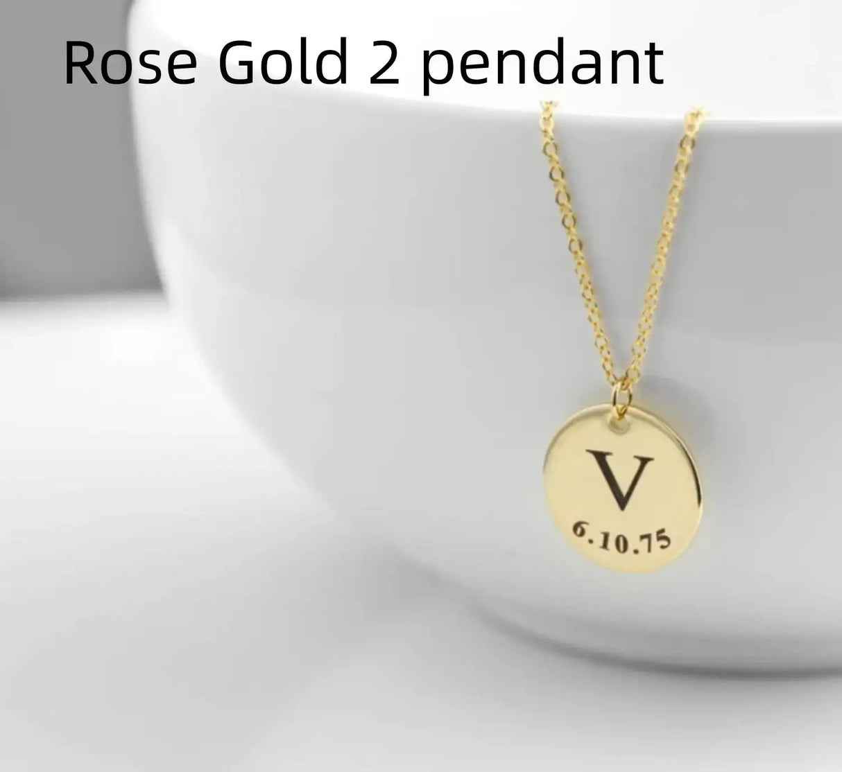 Personalized Pendant Stainless Steel Necklace - Lootquake