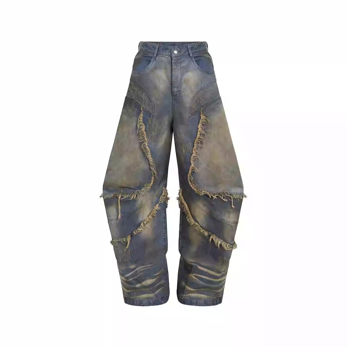 American-style Distressed Machete Jeans - Lootquake