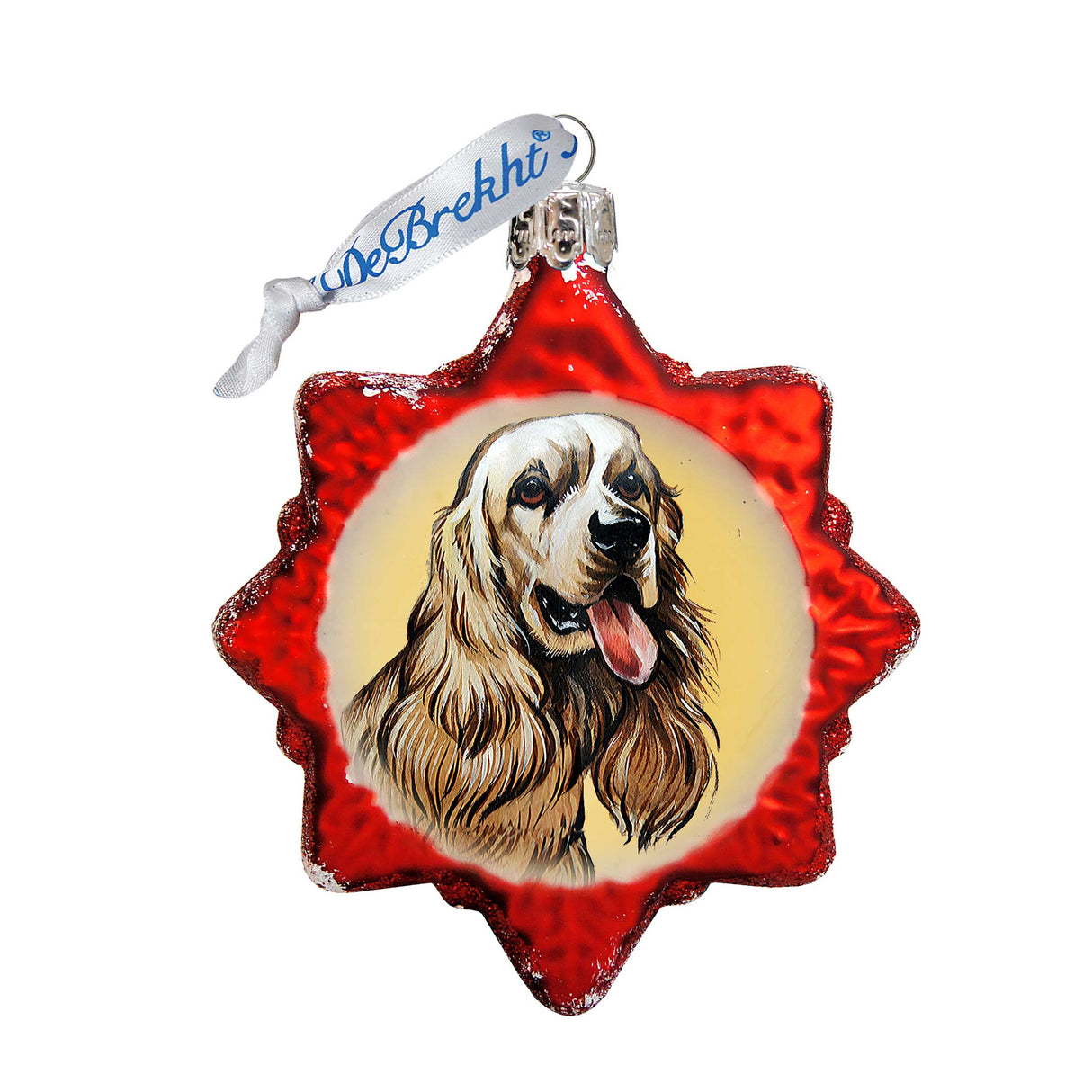 Adorno de vidrio de mercurio de labradoodle de G. DeBrekht - Decoración para perros y gatos - 774021