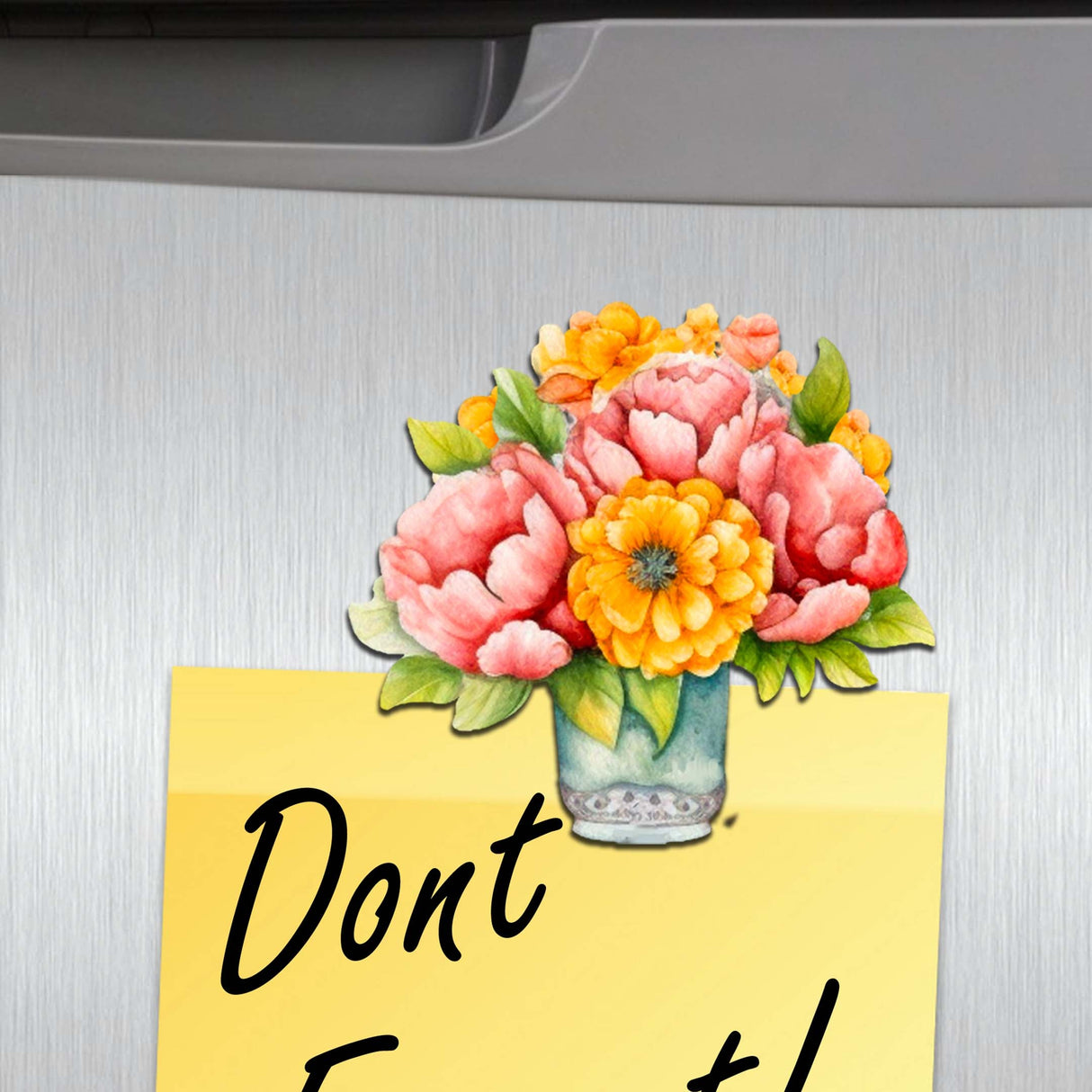 Happy Mother's Day Decorative Wooden Magnets Set of 6 by G. Debrekht - Family Love Decor - 8090059G-S6