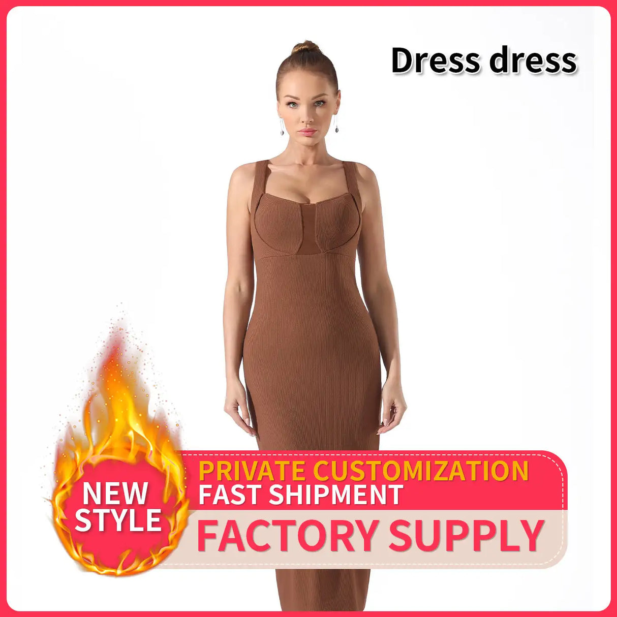 Women's Polyester Dress - Lootquake