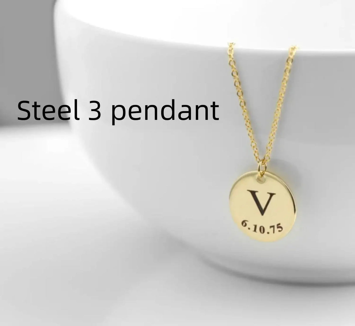 Personalized Pendant Stainless Steel Necklace - Lootquake