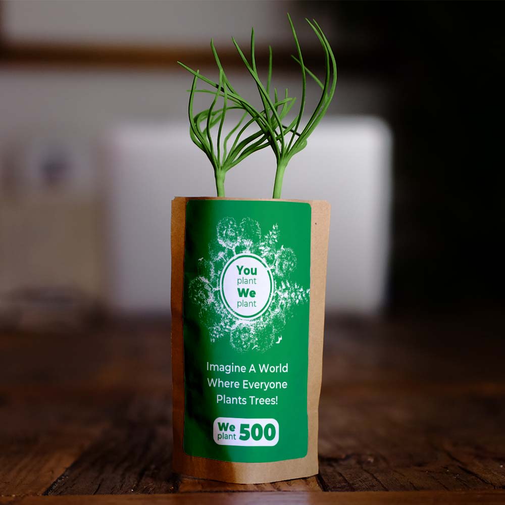 You Plant We Plant Tree Pouch, Grow a Tree and We'll Plant 500 More-0