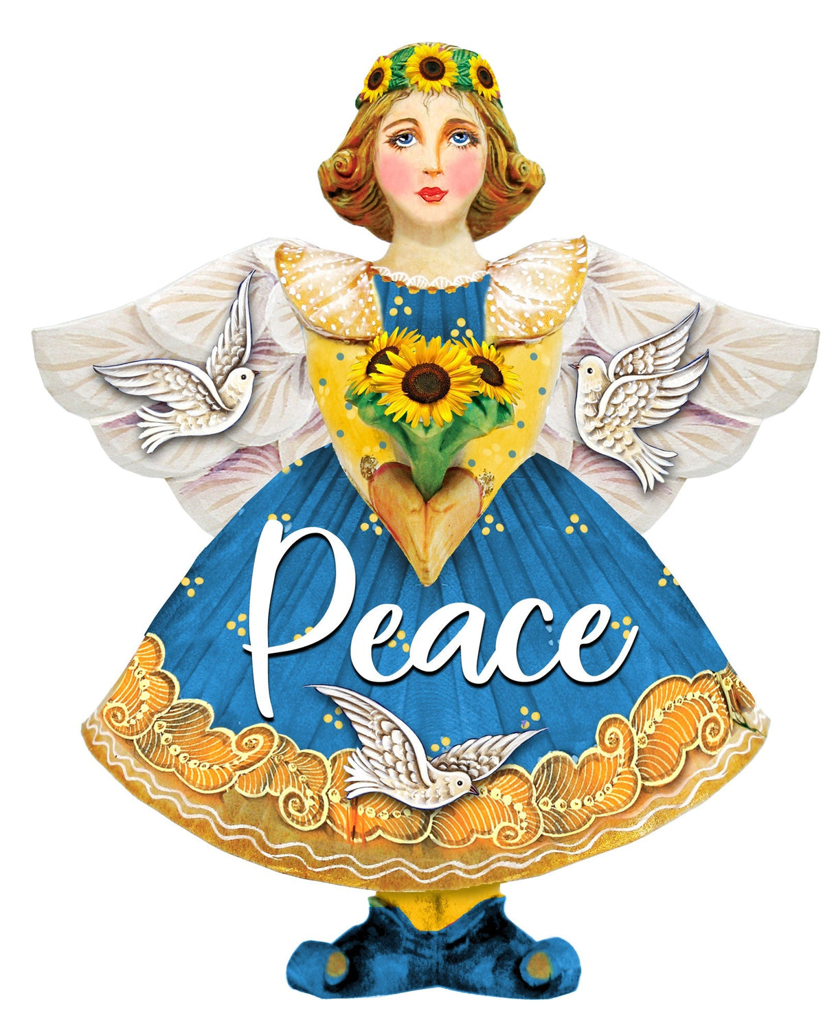 Ángel de la Paz para Ucrania - Decoración Internacional - 8157616-3H