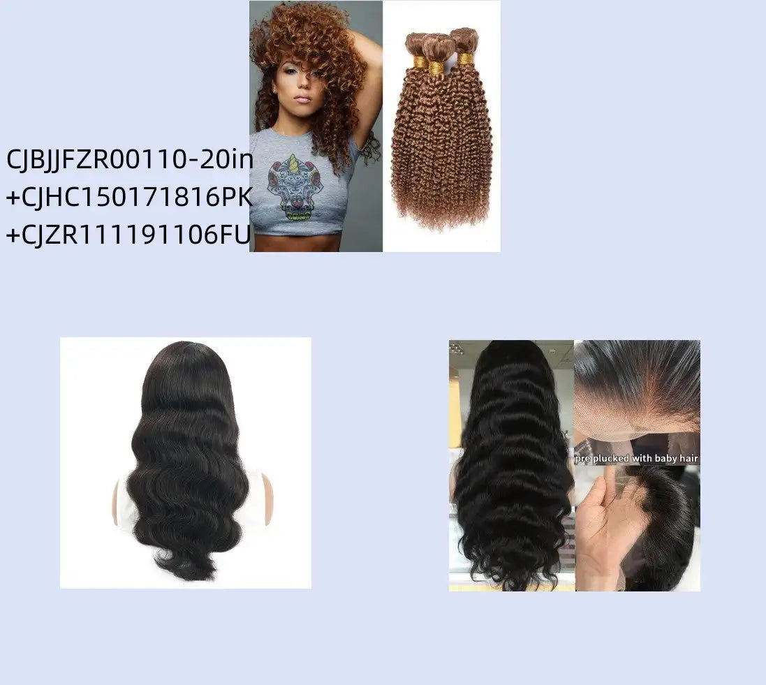 kinky curly wave human hair - Lootquake